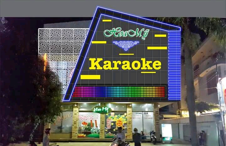 Thiết kế thi công bảng hiệu quán karaoke đẹp tại Đà Nẵng LH: 0974480518