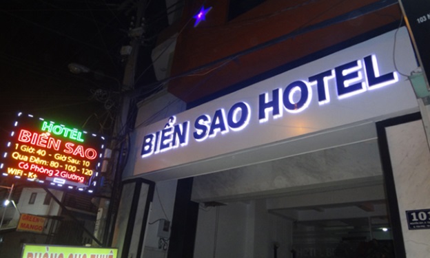 Làm bảng hiệu khách sạn hotel tại Đà Nẵng 0974480518 (Mr Phương)