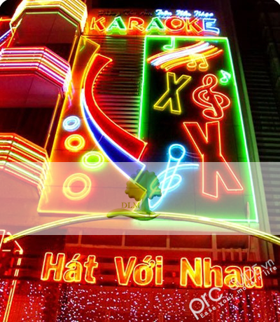 Bảng hiệu quán karaoke đẹp tại Đà Nẵng LH: 0974480518