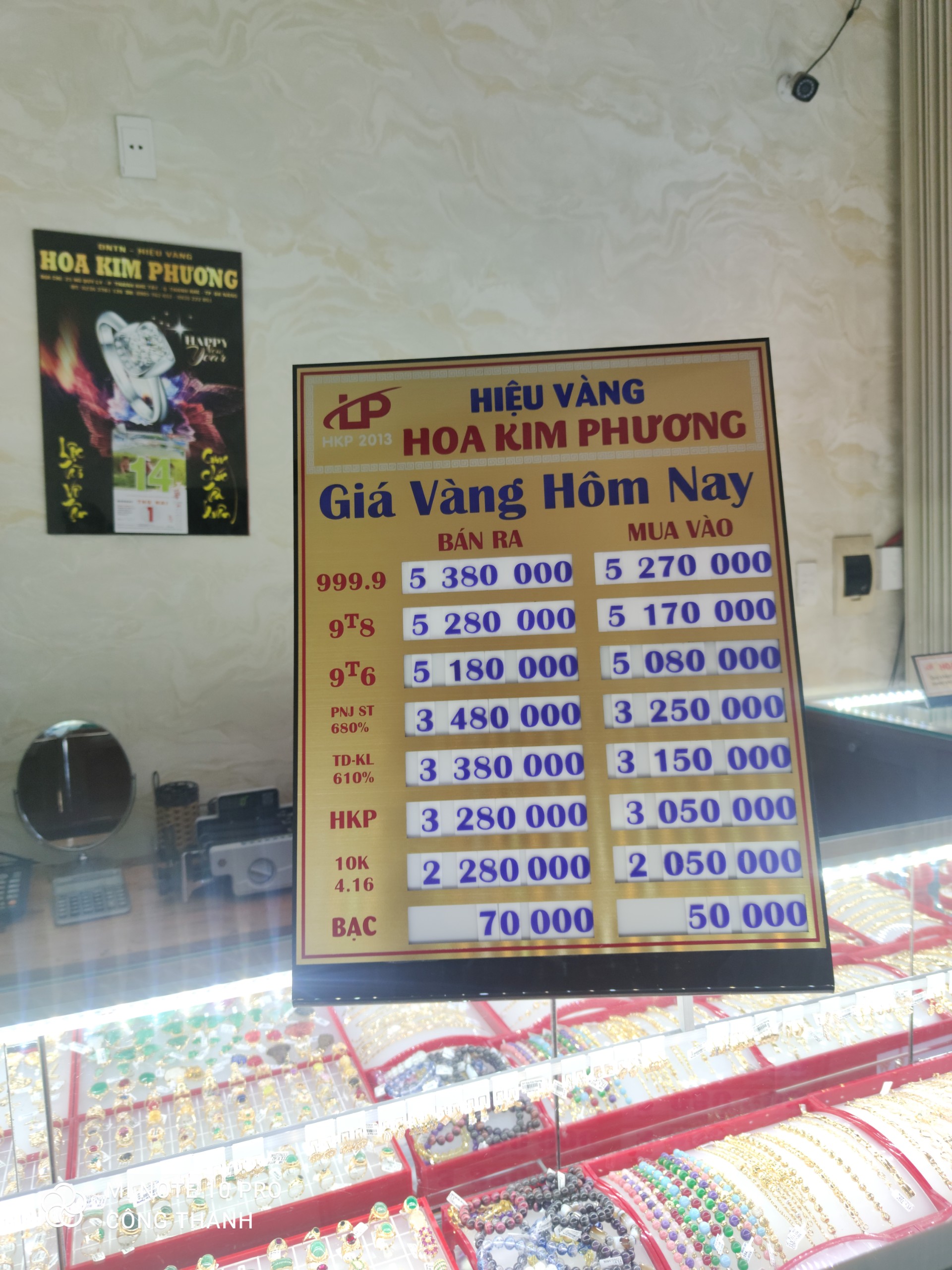 Làm bảng hiệu tiêm vàng tại Đà Nẵng LH 0974480518