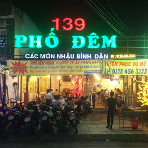 Làm bảng hiệu chữ nổi quảng cáo nhà hàng đẹp tại Đà Nẵng Lh: 0974480518