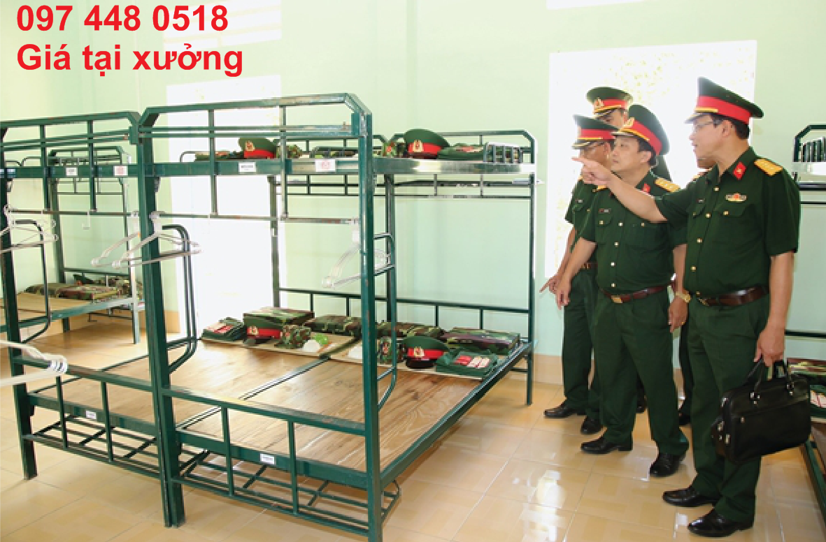 Làm giường tầng sắt quân đội tại Đà Nẵng LH: 097 448 0518